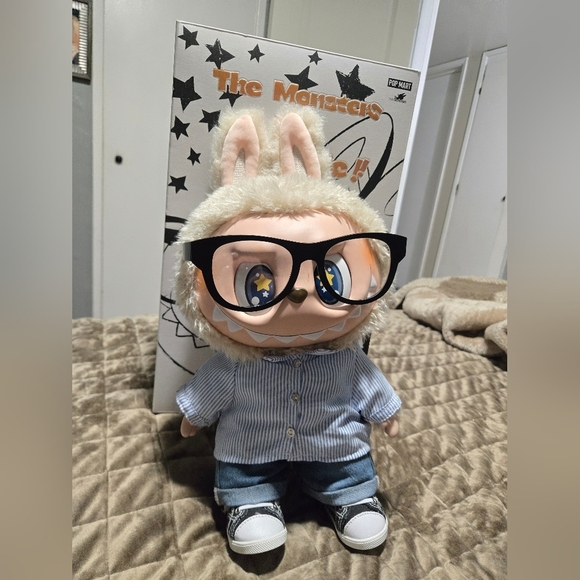 Pop Mart THE MONSTERS FLIP WITH ME Vinyl Plush , Doll Used For Display Only - Picture 2 of 7